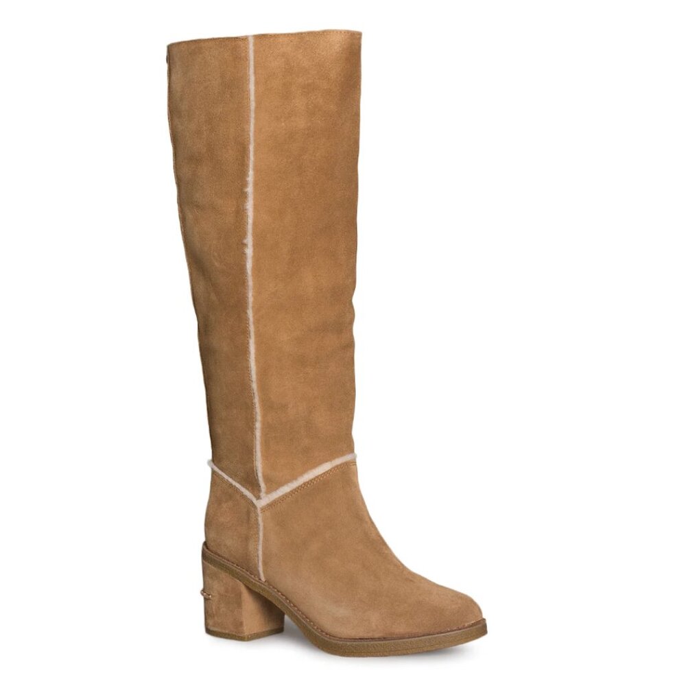 NWT UGG Kasen Tall Chestnut Boots - Size 8